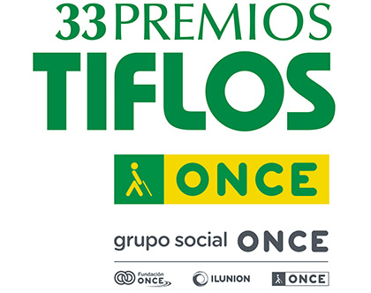 Logo de los 33 Premios Tiflos de Periodismo de la ONCE