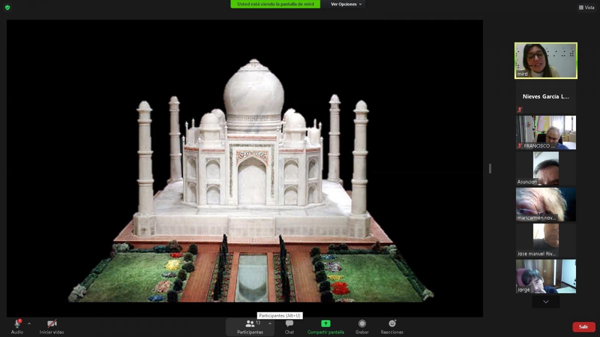 Captura de pantalla del momento en que se detalla la maqueta del Taj Mahal dea 