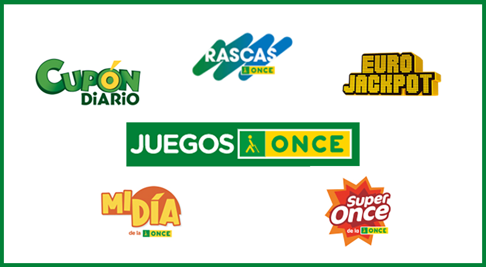Logos de los productos de juego premiados en Galicia durante el mes de enero de 2024