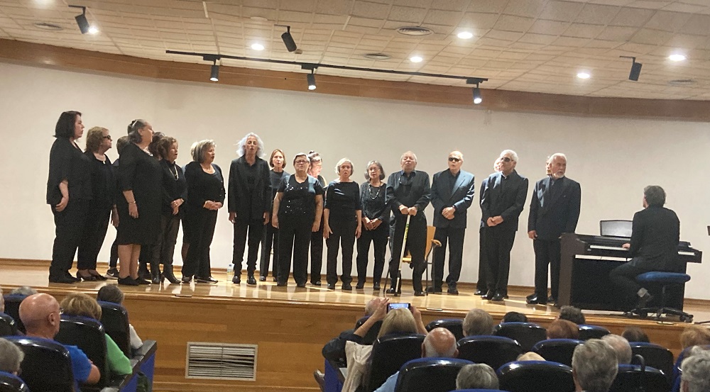 Coral Cidade de Vigo durante la actuación