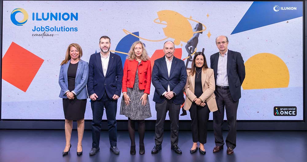 Foto de familia de la presentación de JobSolutions