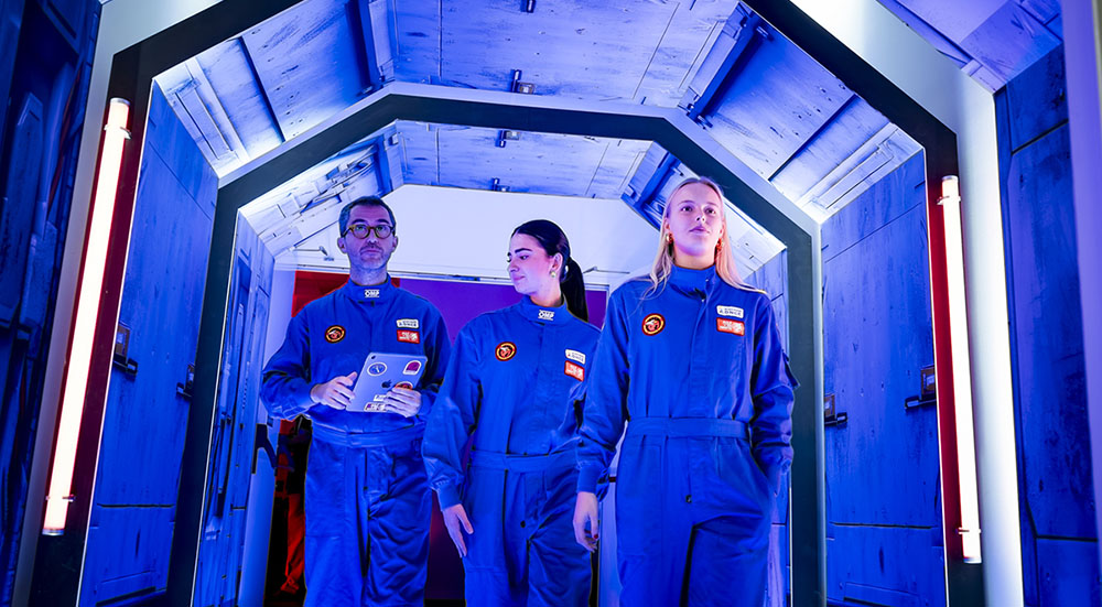 Momento de la entrada al acto