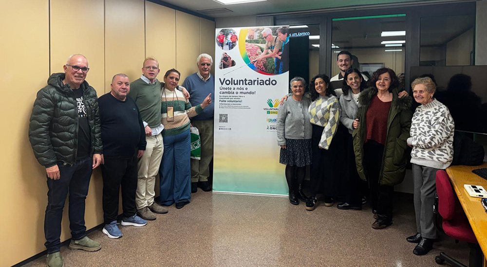 Participantes en la celebración del Día Internacional del Voluntario