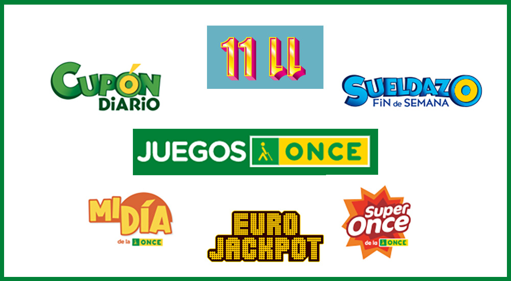 Collage con los logos de los productos de juego premiados en Galicia durante el mes de noviembre 2025