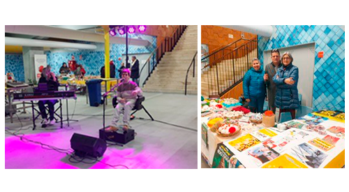Collage con algunas de las actividades realizadas durante la feria Diversiarte de Lugo