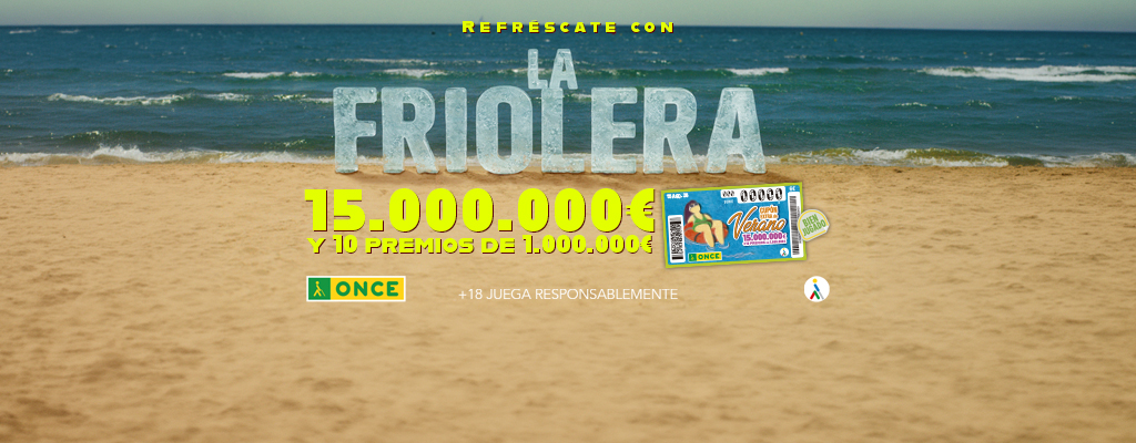 Cartel cupón extra verano 'La friolera' (Abrir en nova ventá)