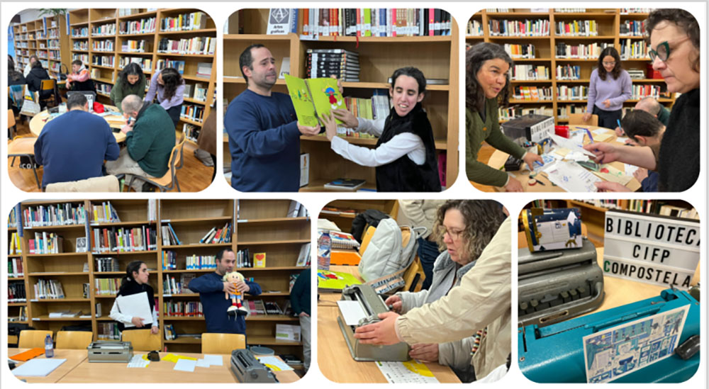 Collage con imágenes del XVIII Encuentro Gallego de Postcrossing