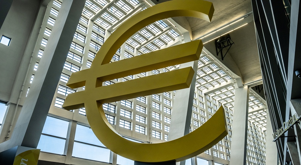 Foto del símbolo del euro