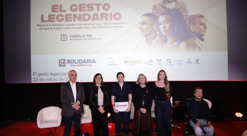 Presentación de la campaña. Foto de la Plataforma de ONG de Acción Social