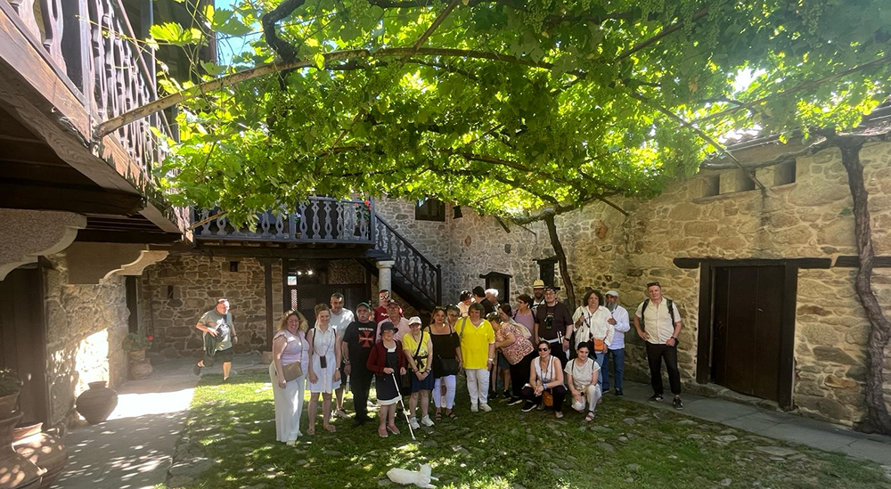 Foto de grupo de la excursión a Sober