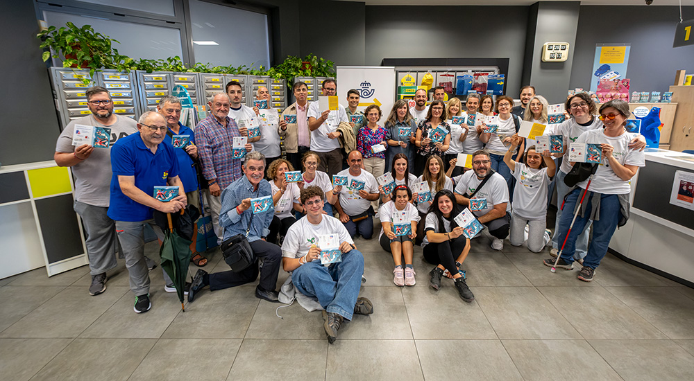 Foto de familia de la presentación en Logroño la iniciativa ‘Camino + Accesible’