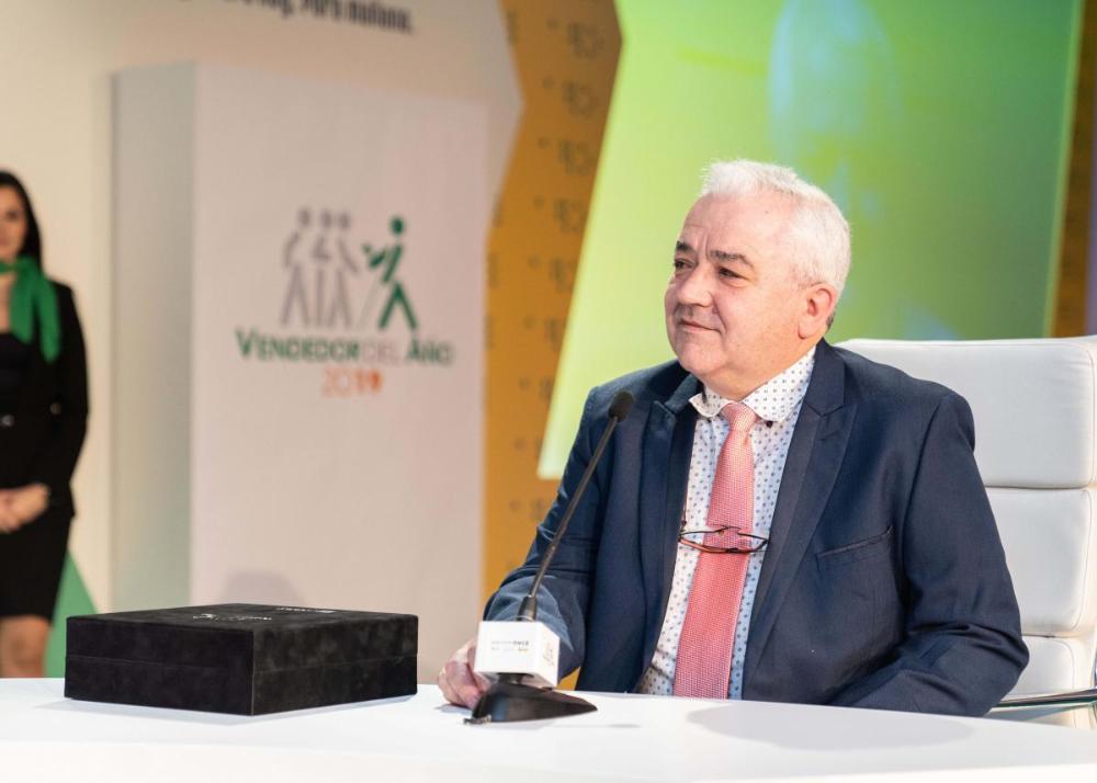 José Botana durante su participación en el set de radio improvisado en la gala