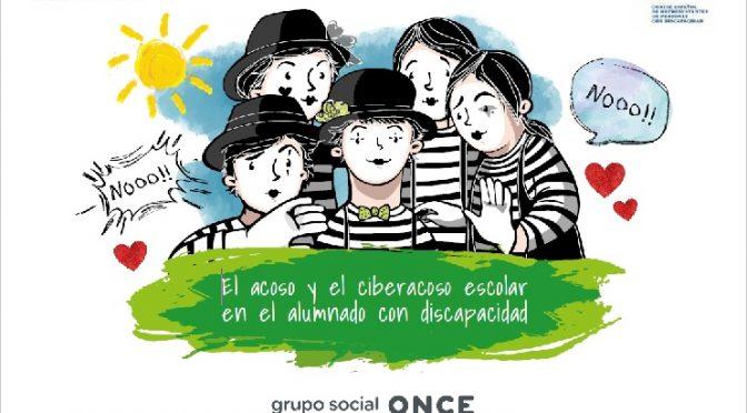 Viñeta gráfica contra el acoso a niños y jóvenes, que gritan ¡¡NOOOOO!!