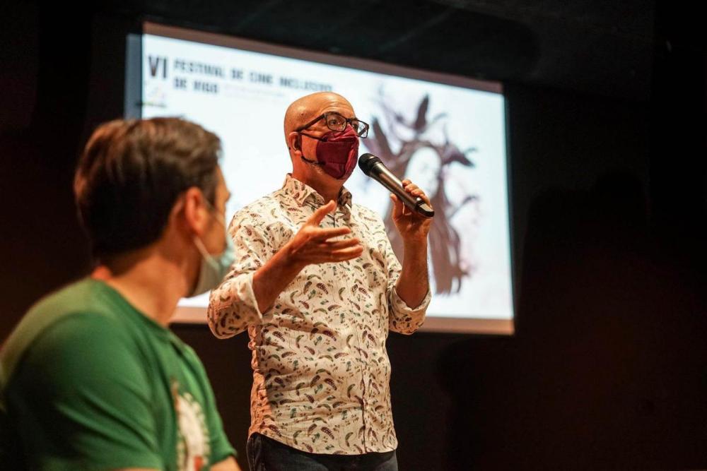 Antonio Gil Aparicio durante su participación en el Festival de Vigo