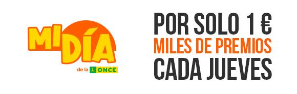 Imagen de un banner de la lotería "Mi día"