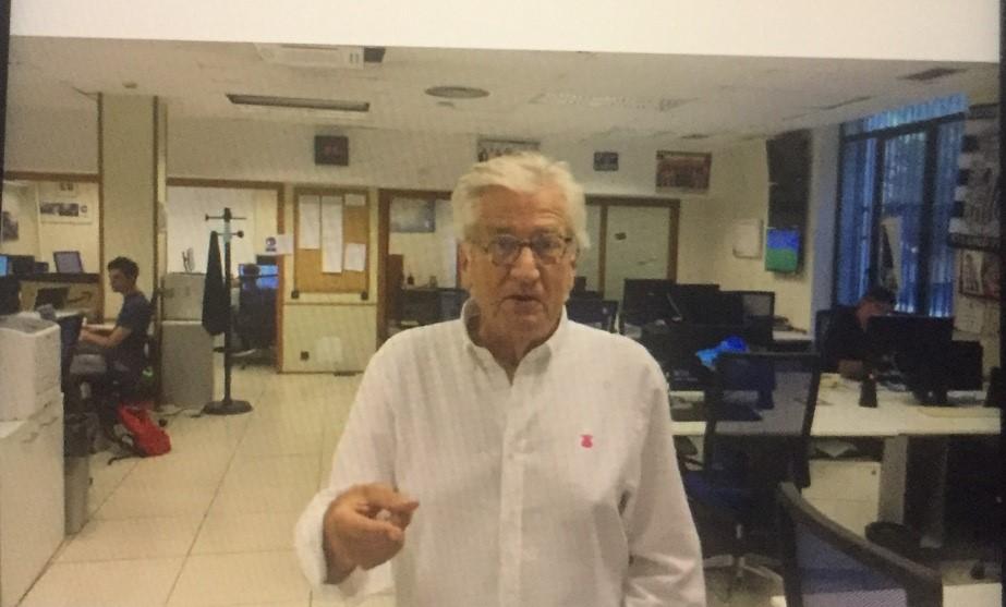 Imaxe de Pepe Domingo Castaño extraída do vídeo que nos remitíu