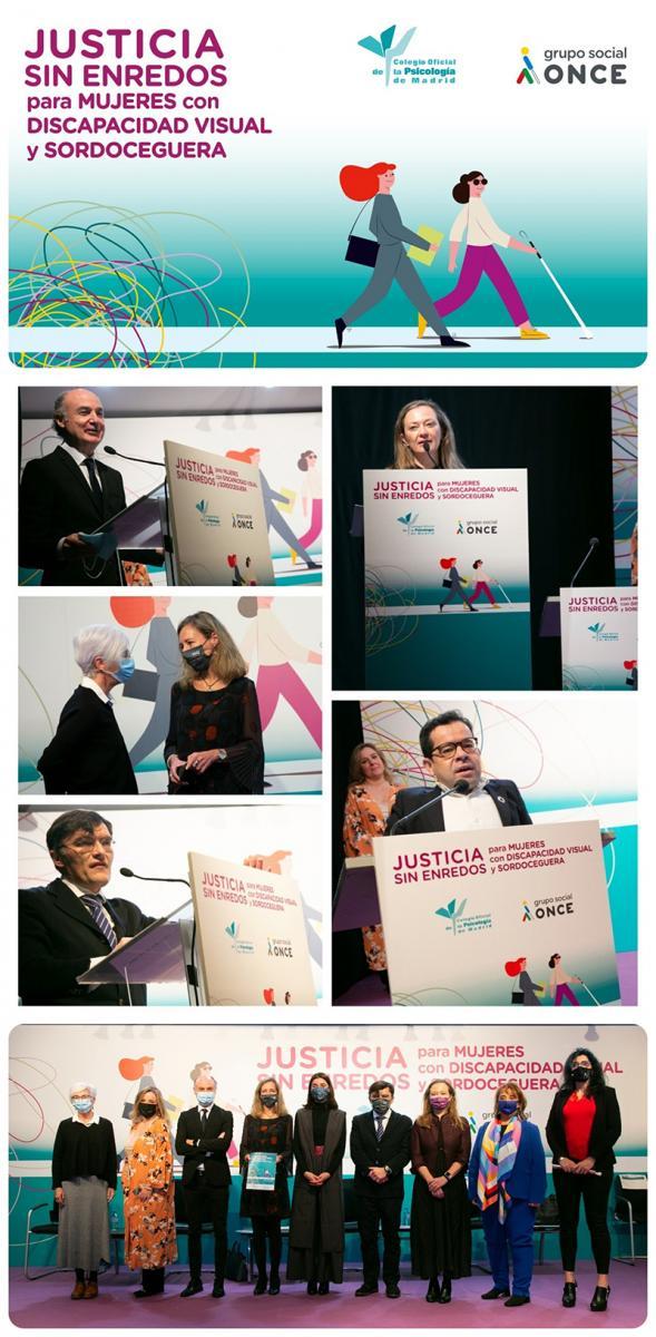 Varios momentos de la presentación de las guías