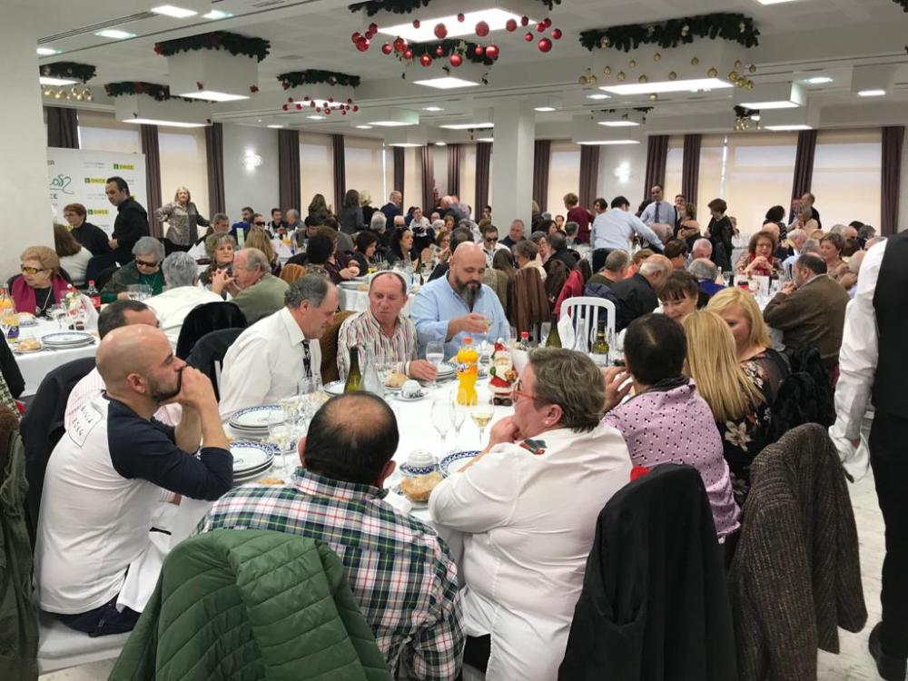 Vista general del comedor del restaurante El Pantano durante la celebración de la Delegación Territorial