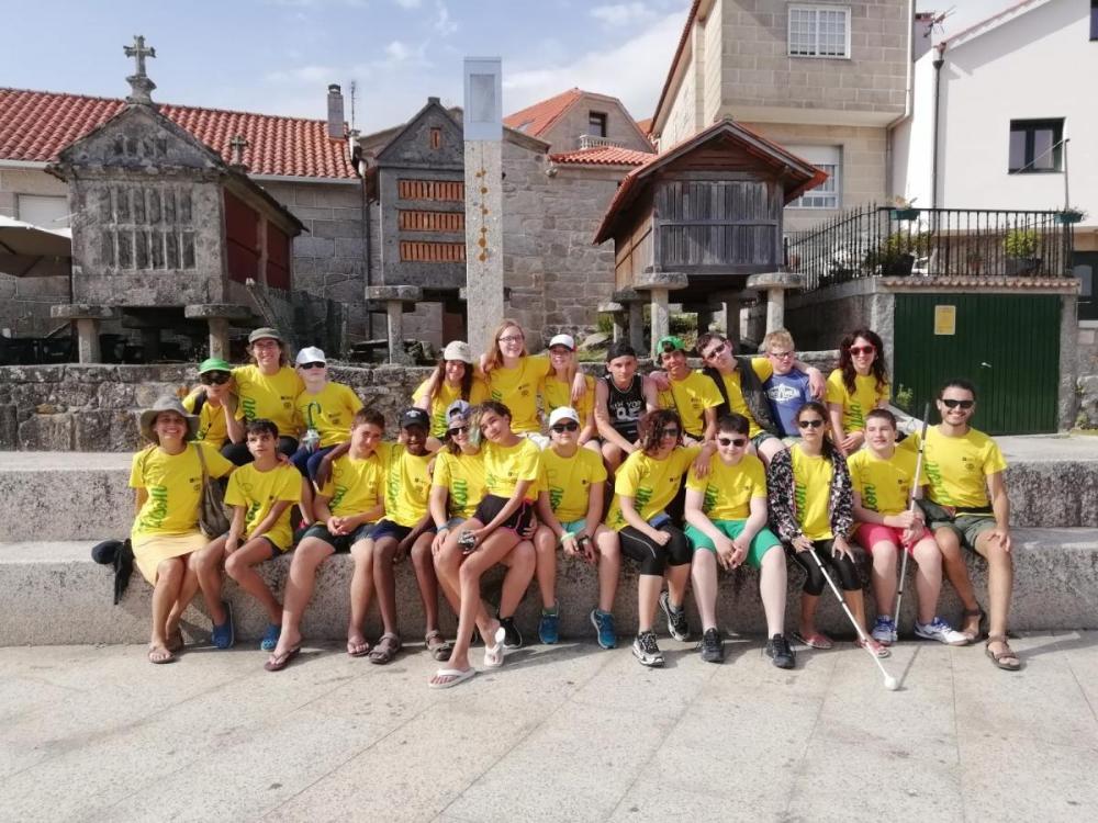 Imaxe da visita a Combarro