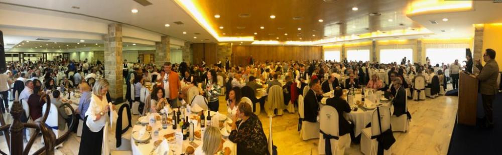 Vista general del comedor el Día de la ONCE