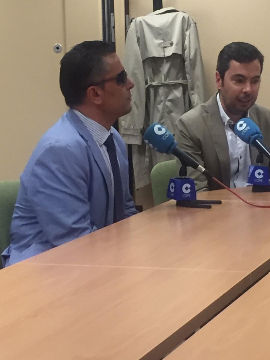 Martínez Pan entrevistado por el Jefe d e Infotmativos de Cope Galicia