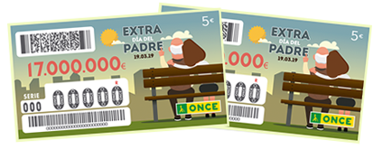 Na imaxe, composición con dous cupóns do Extra Día do Pai