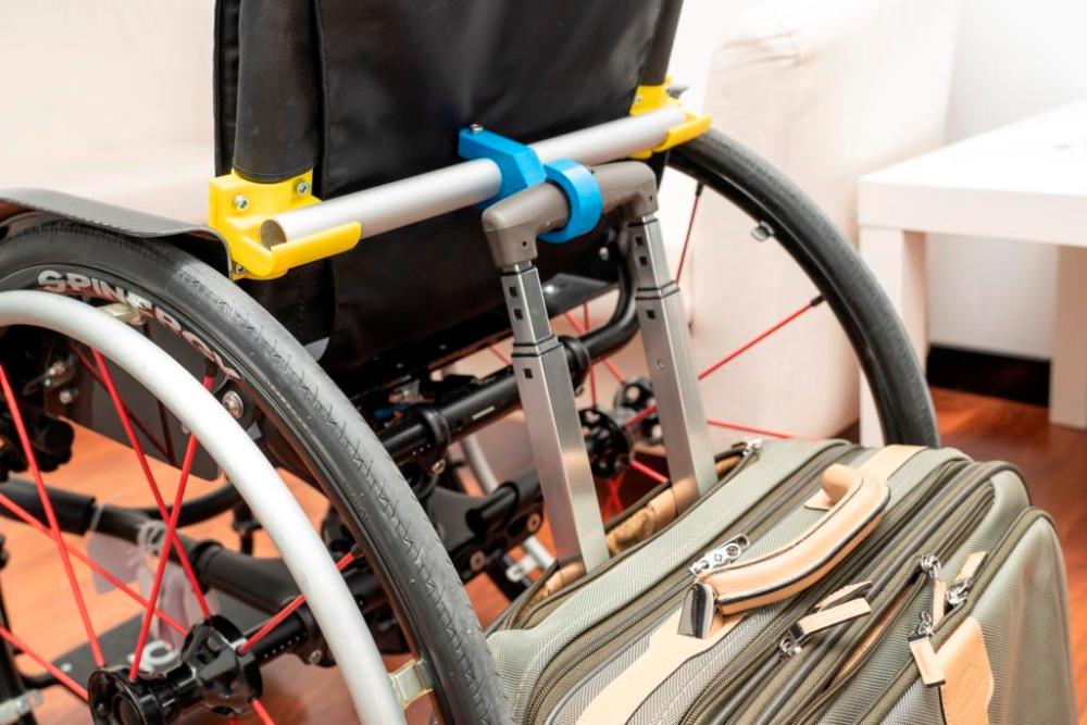 Imagen de soporte para maletas en 3D