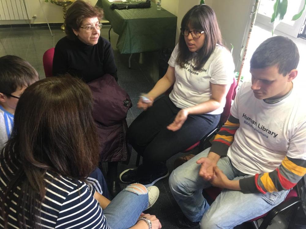 Imagen de una experiencia de un Libro Humano