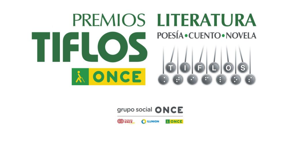 Cartela de la convocatoria de los Premios Tiflos de Literatura