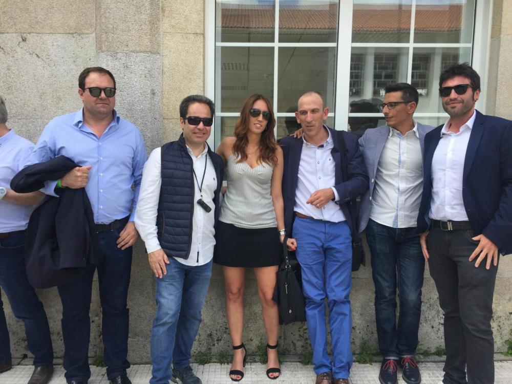 Eloy,Julio,Paula,Roberto,José Luis y Borja