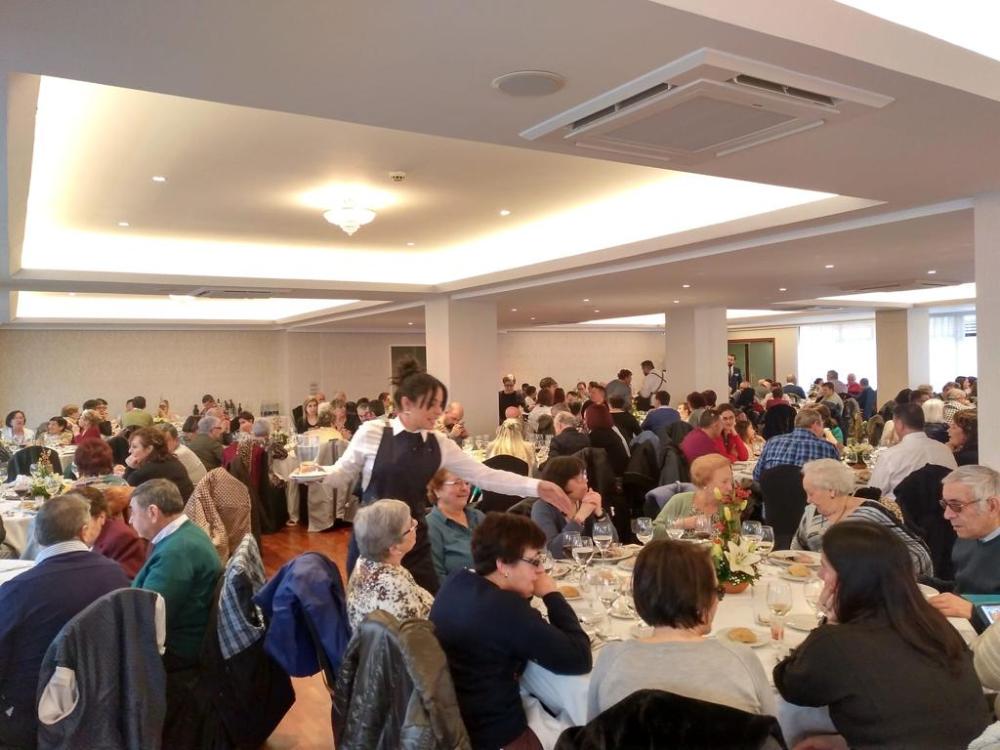 Vista general del comedor en Lugo