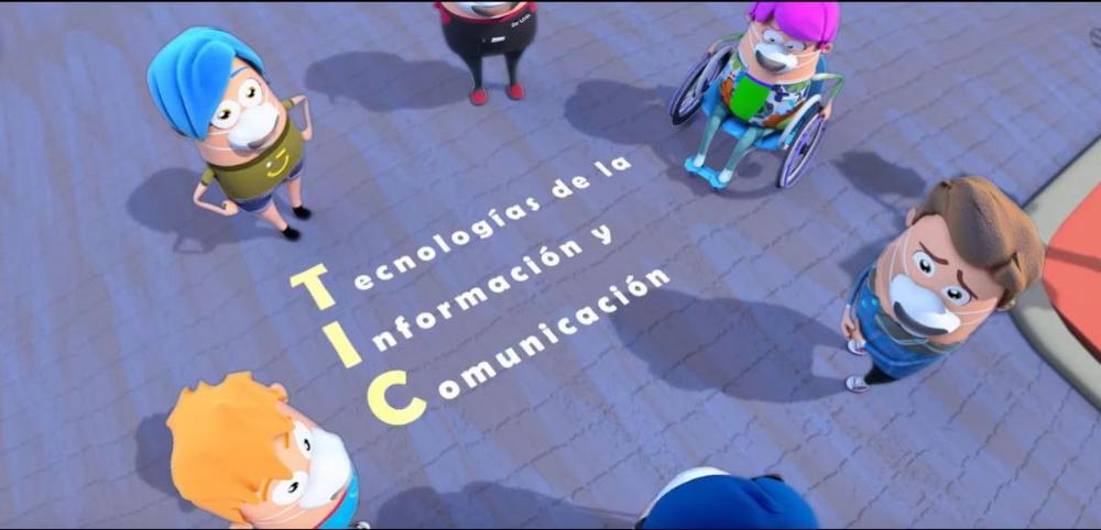 Imagen de una secuencia del capítulo de On Fologüers dedicado al Concurso Escolar ONCE