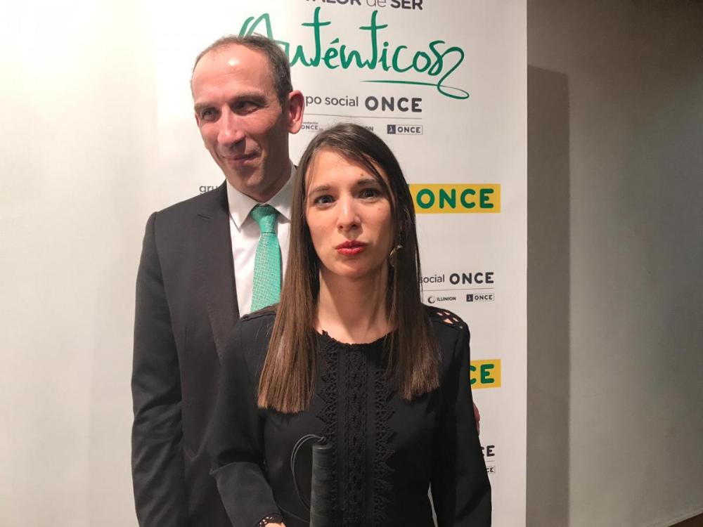 En la imagen, Robero Gaspar y Lorena Fernández