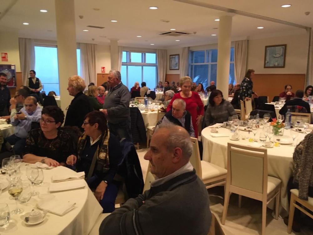 Outra imaxe do xantar pontevedrés en A Toxa