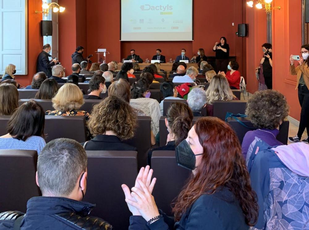 Presentación de Dactyls en la sede de la RAE