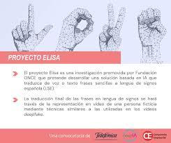 La imagen reproduce una expolicación gráfica del proyecto Elisa