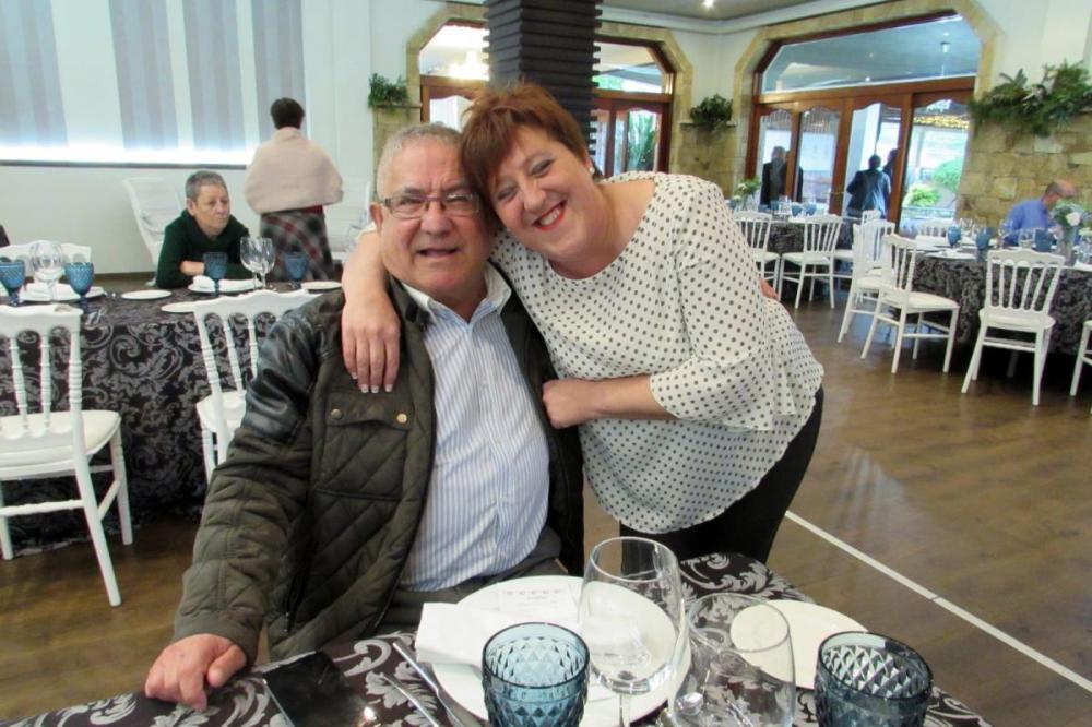 Na imaxe, a alegría de dous asistentes 