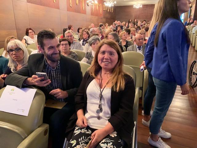 El presidente del CERMI-Galicia, Iker Sertucha,  presente en la Gala