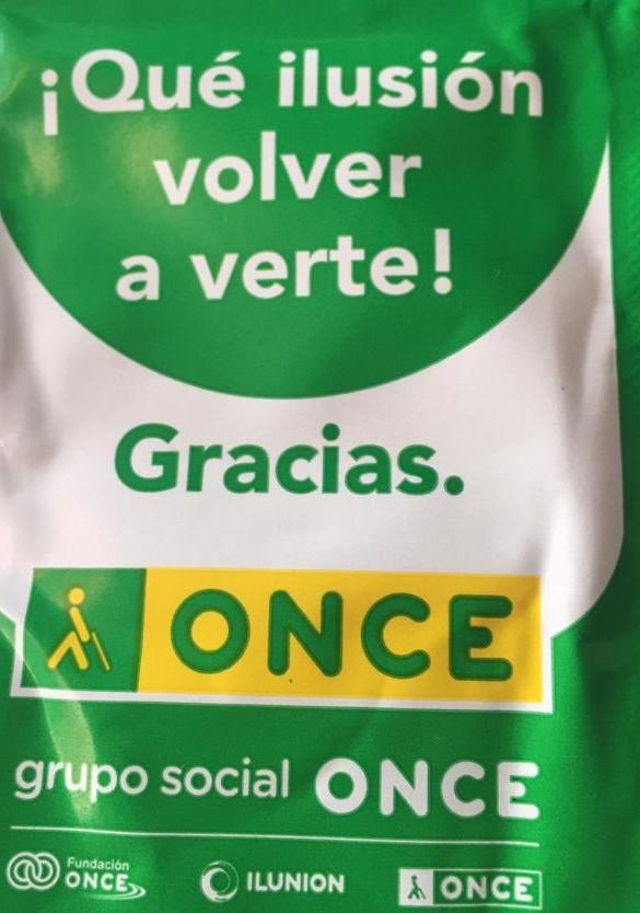 ¡Qué ilusión volver a verte! decía el envoltorio de las toallitas higiénicas que nuestros vendedores obsequiaron a los clientes desde su regreso a los puestos de venta