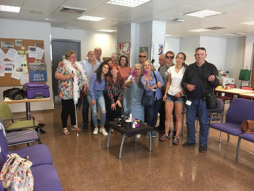 Imagen del grupo que participón en la charla-demostración sobre sexualidad