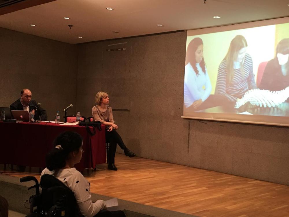 Imagen de la sesión celebrada en el Salón de Actos de la DT