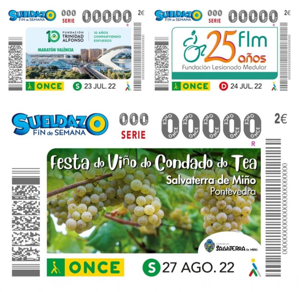 Collage con cupones de Fin de Semana premiados