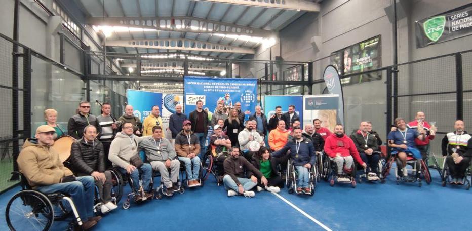 Clausura del I Open Nacional de Pádel en Silla de Ruedas Vigo 2023
