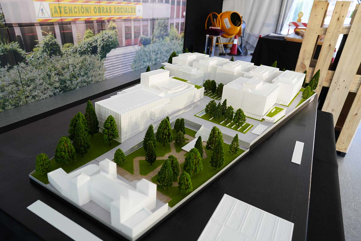 maqueta de la nueva sede del Grupo Social ONCE