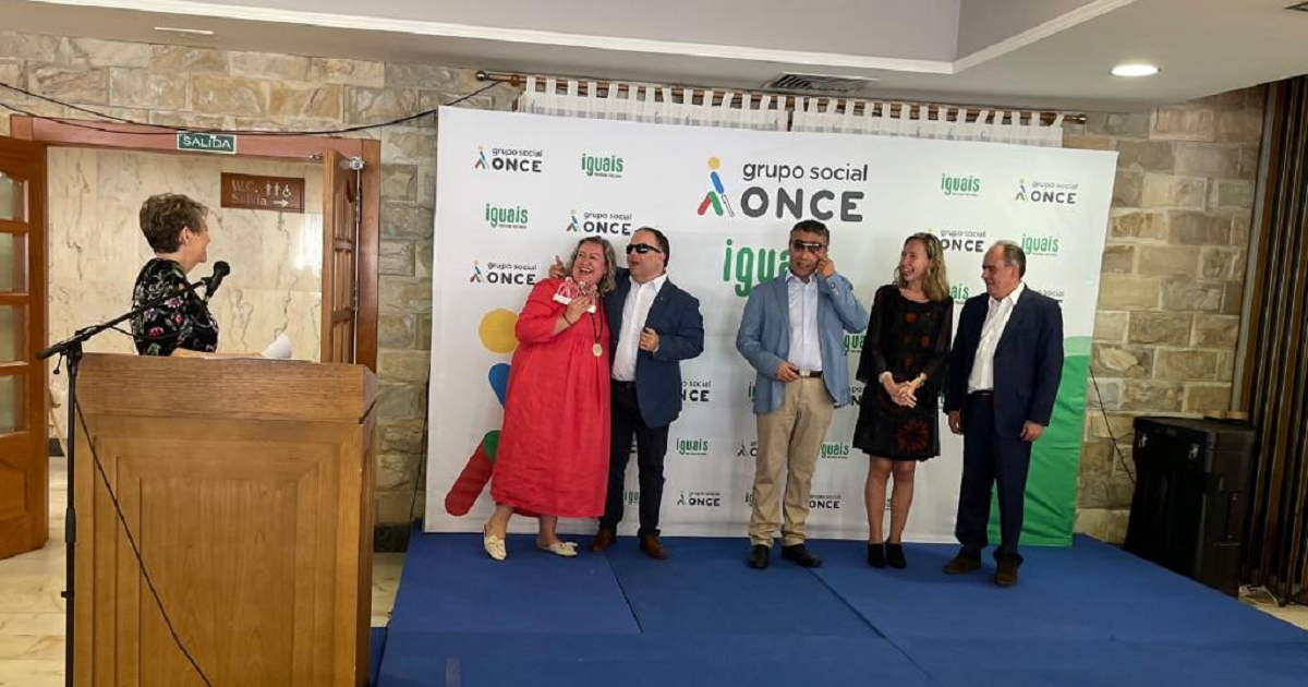 Foto de familia de la Semana de la ONCE en Galicia 2023