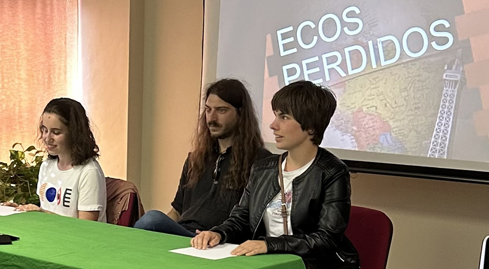 Acto de presentación de 'Ecos perdidos'