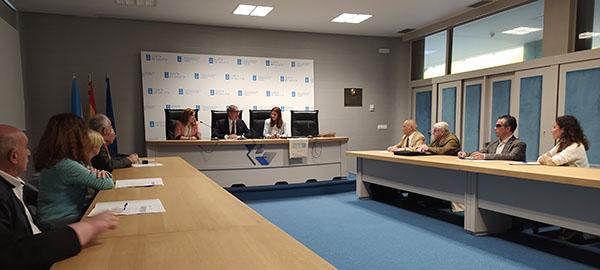 Acto de firma del convenio entre IGCC y ONCE