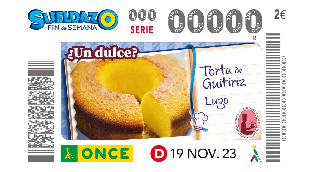 Cupón dedicado a la Torta de Guitiriz
