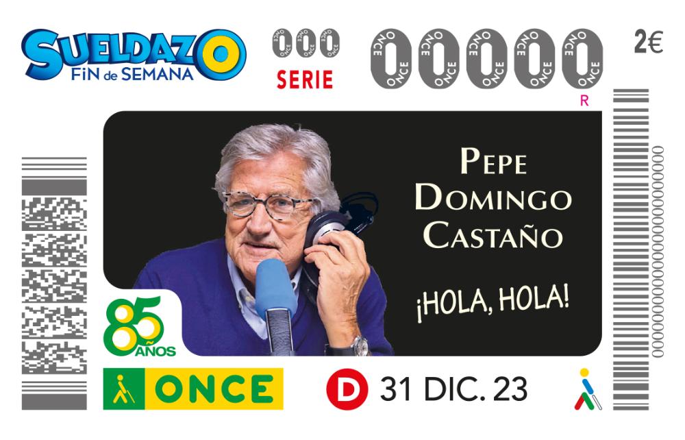 Cupón homenaje a Pepe Domingo Castaño