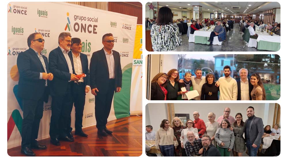 Momentos de la celebración del día de Santa Lucía en diferentes centros de Galicia